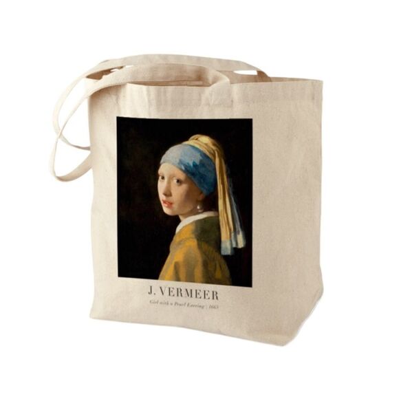 Vermeer Girl With the Pearl Earring Tote - Picture 1 of 3